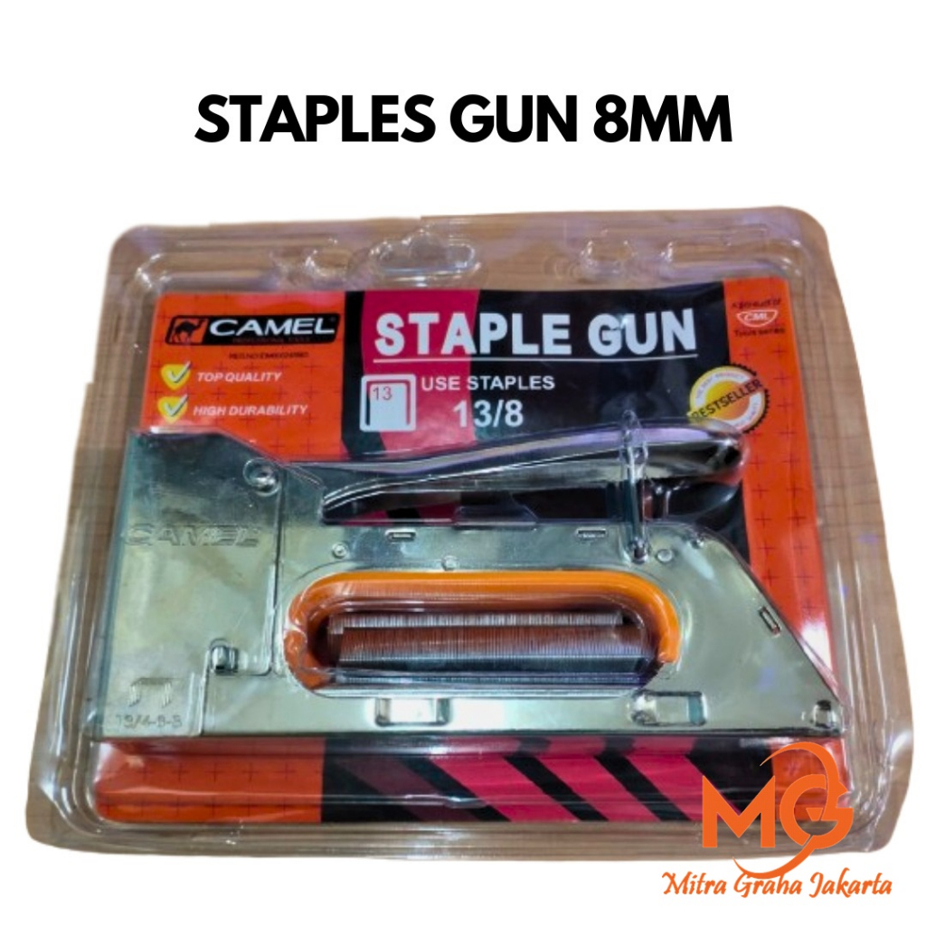 

Staples Gun Heavy Duty Camel / / Staple Hekter Jok Berkualitas MGJ