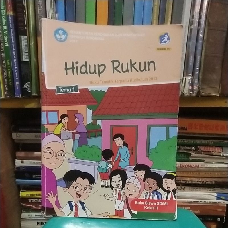 buku tema 1 hidup rukun kelas 2 sd