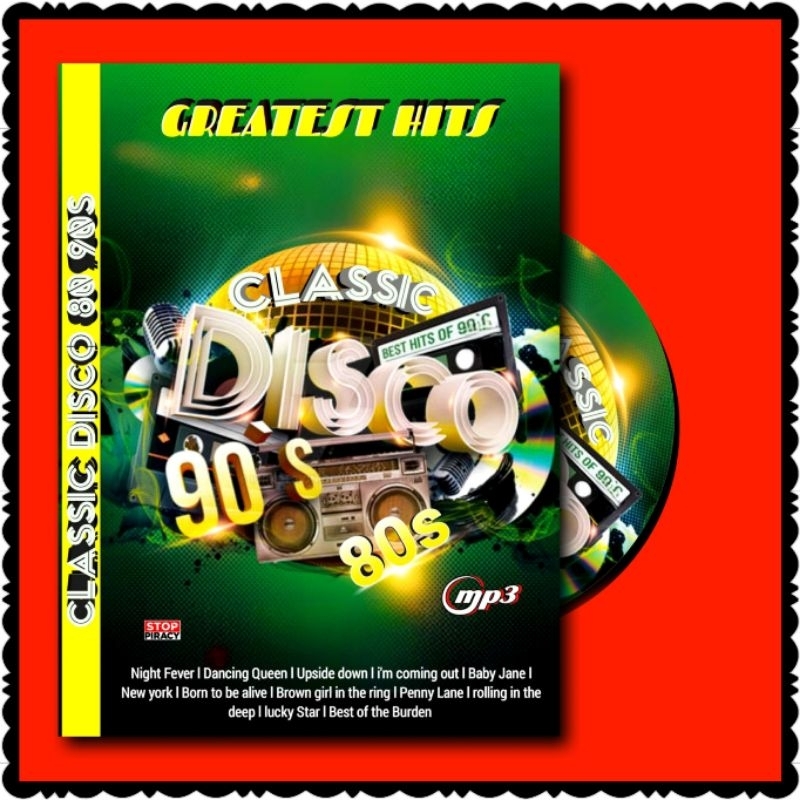 KASET CD MP3 LAGU CLASSIC DISCO 80-90 AN-LAGU DISCO-MP3 DISCO-LAGU CLASSIC-KASET DISCO-LAGU BARAT NO