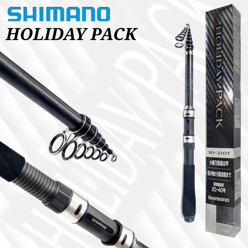 joran telescopic SHIMANO HOLIDAY PACK original