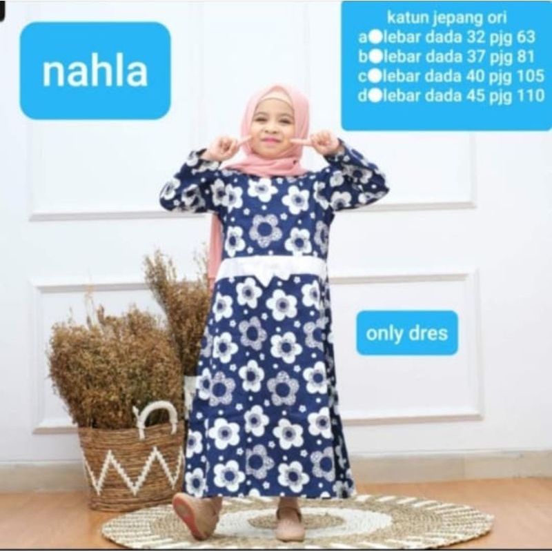 gamis anak katun jepang