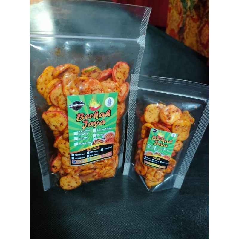 

KRUPUK SEBLAK DAUN JERUK PEDAS