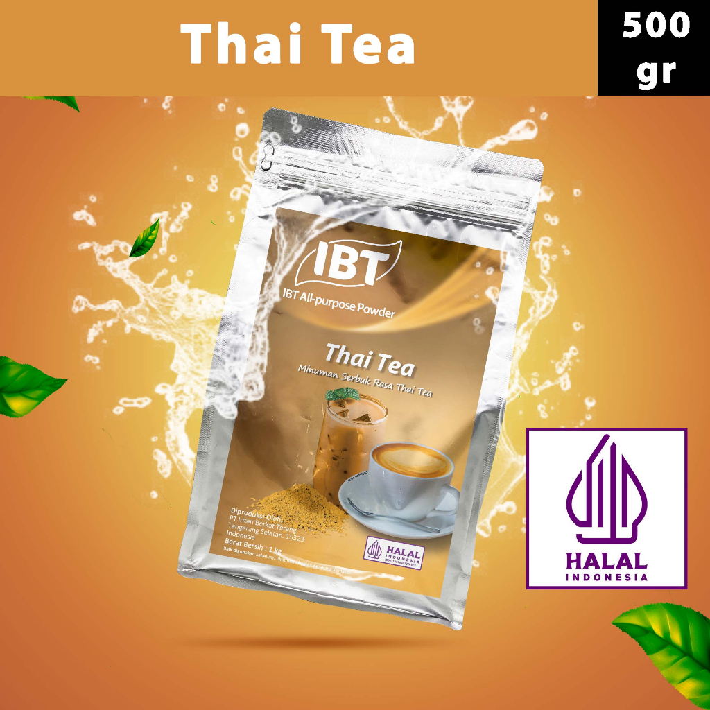 

Bahan Minuman Bubuk Rasa Thai Tea IBT Drink Powder 500gr