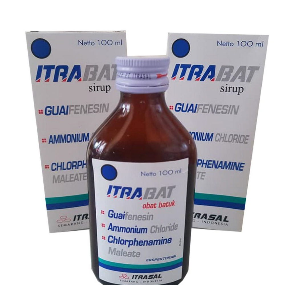 Itrabat Sirup 100ml | Itrabat SIrup Obat Batuk | Itrabat Obat Batuk | Sirup Batuk Dewasa Itrabat | I