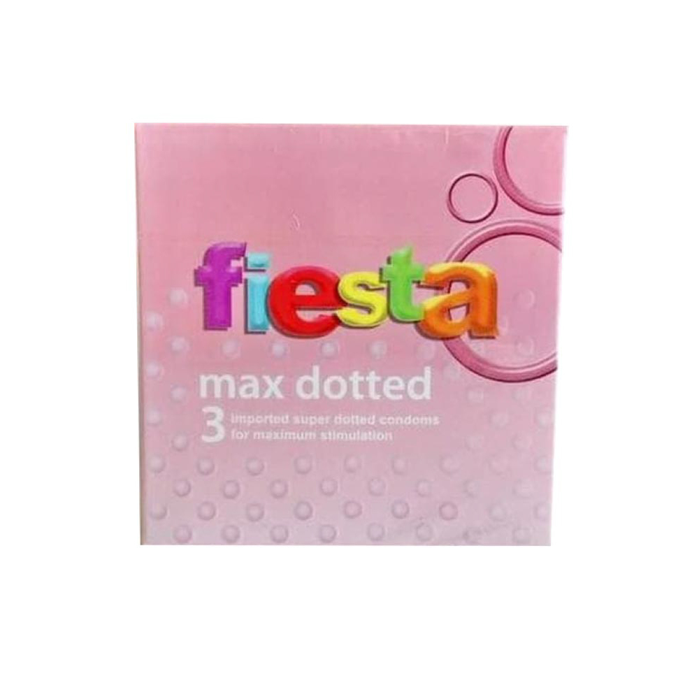 Fiesta Max Dotted | Fiesta Max Dot | Kondom Fiesta Pink | Kondom Fiesta Dot | Kondom Fiesta Gerigi |