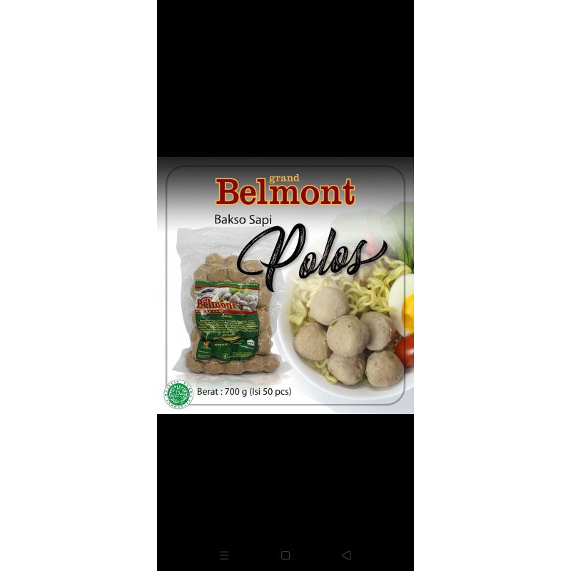

bakso polos