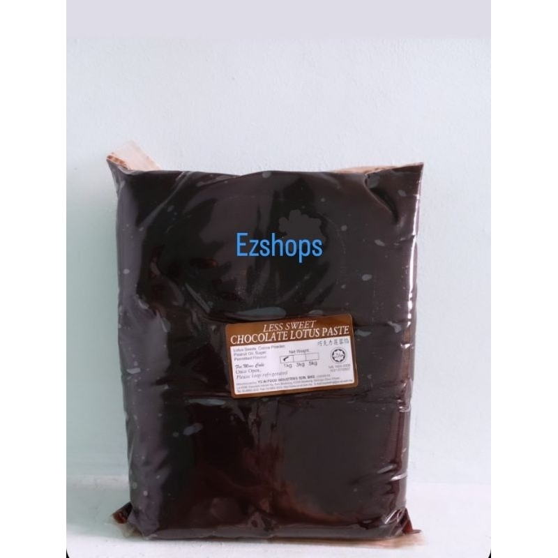 Chocolate Lotus Less Sweet 1kg Isian Mooncake Filling Mooncake