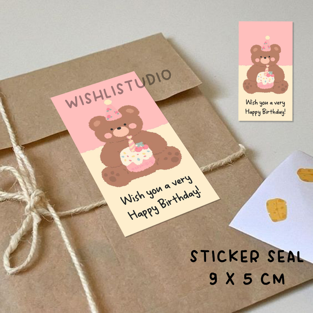 

12 PCS STICKER SEGEL BOX / STIKER LABEL PAKET / CUTE PACKAGING / SEAL STICKER