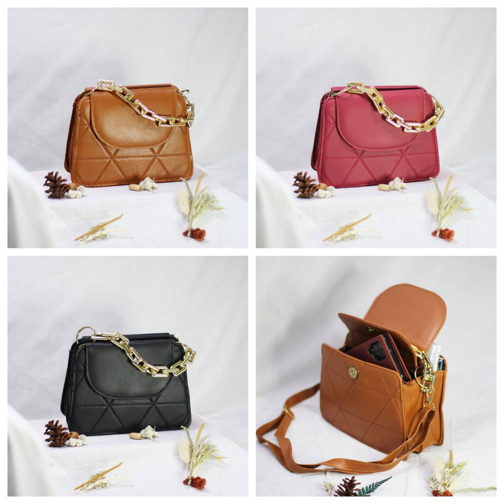 Paket Usaha Grosir  Tas Selempang Wanita Aretha Bag Premium