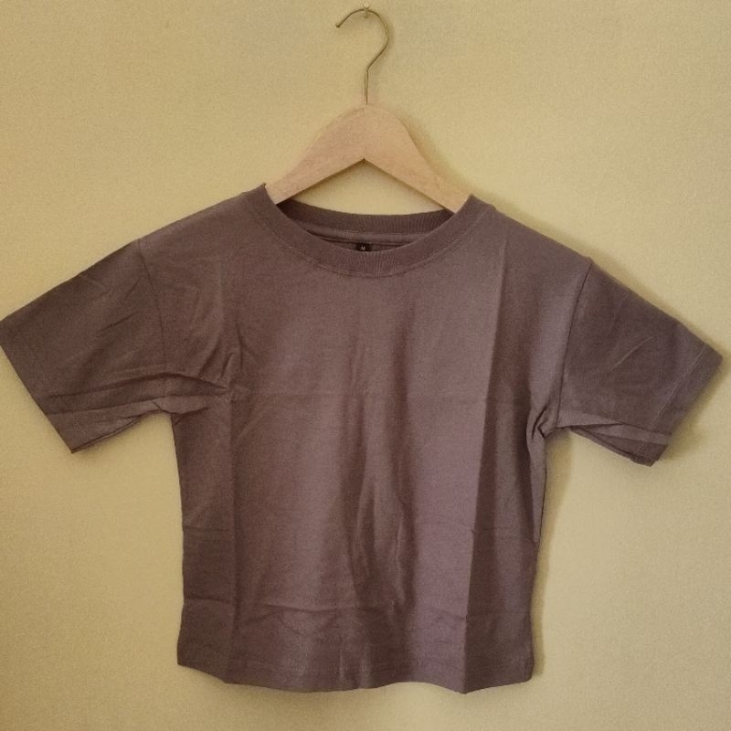 CROP TOP TEE/TSHIRT/BASIC TEE/BASIC CROP TOP