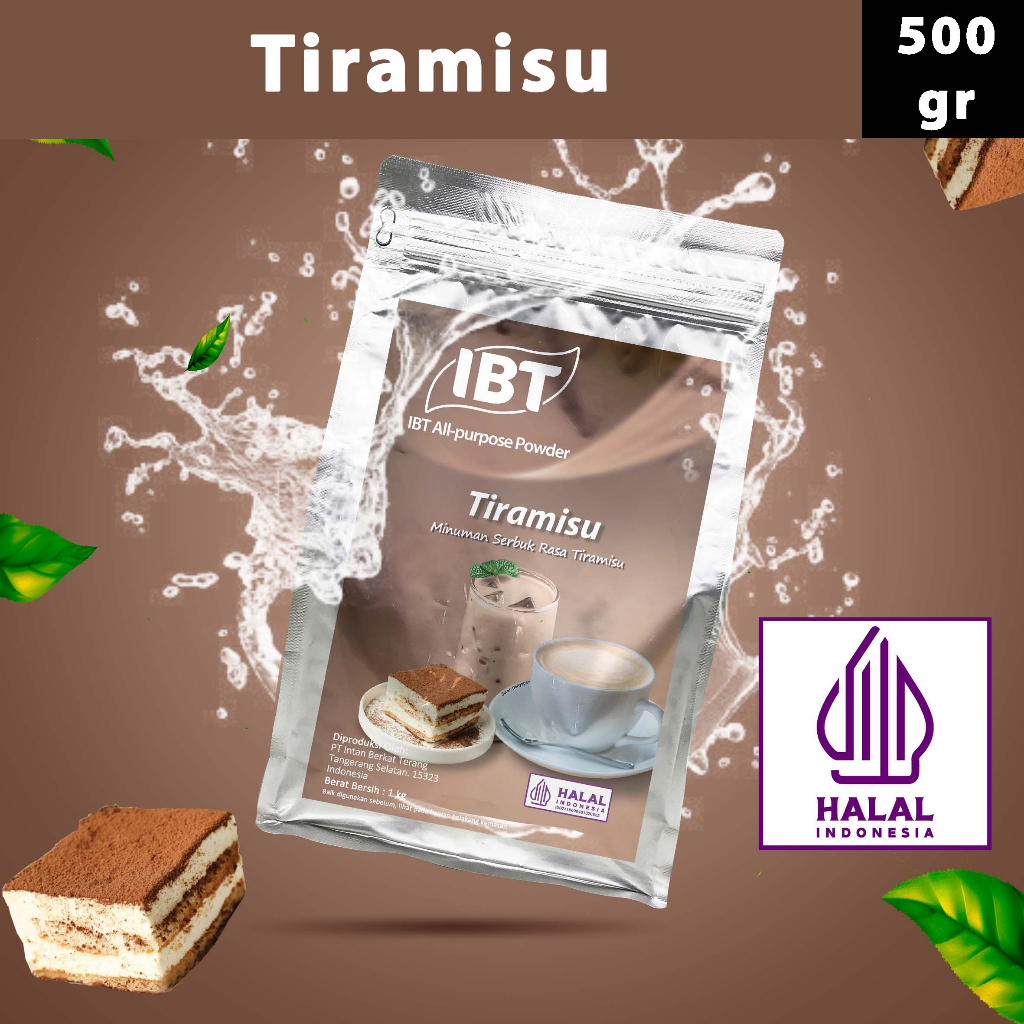 

Bahan Minuman Bubuk Rasa Tiramisu IBT Drink Powder 500gr