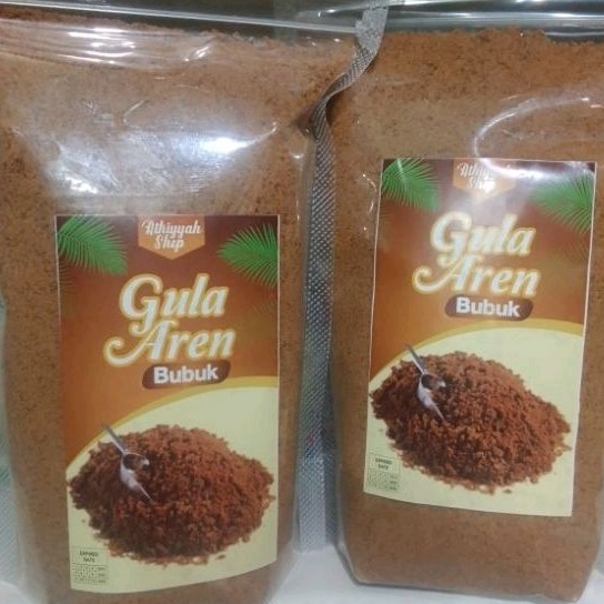 

Serbuk Bubuk Gula Aren Alami Organik 500 Gram.