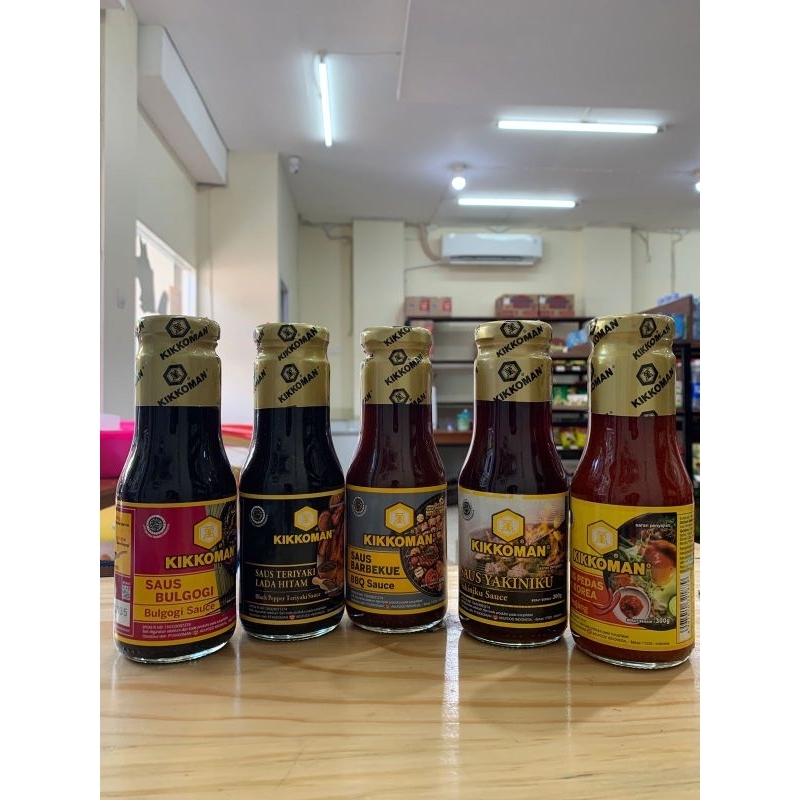 

Kikkoman Sauce Saus Halal Barbeque Yakiniku Bulgogi Teriyaki BlackPepper Gochujang 300g TERMURAH