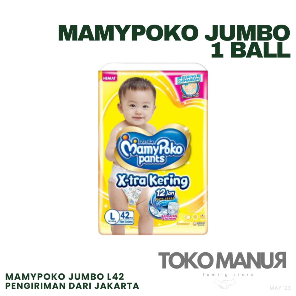 POPOK BAYI MURAH MAMYPOKO PANTS X-TRA KERING JUMBO