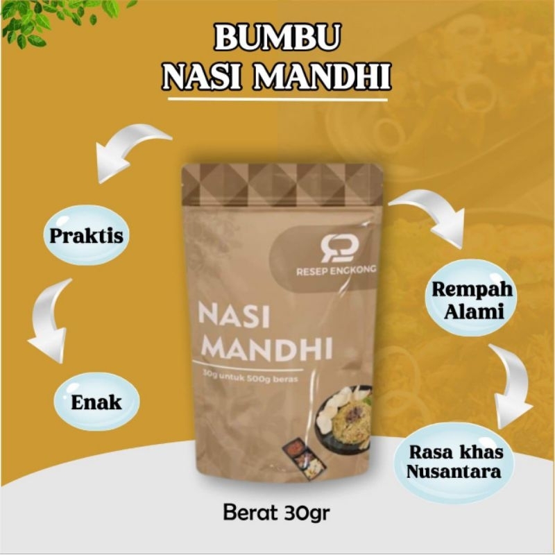 

KEMASAN BARU Bumbu Mandhi Instant Praktis Enak Khas Nusantara By Resep Engkong