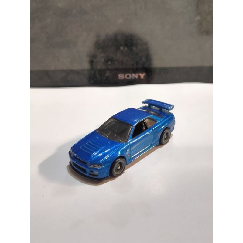 Hotwheels Nissan Skyline GTR R34 Retro Fast Furious Loose