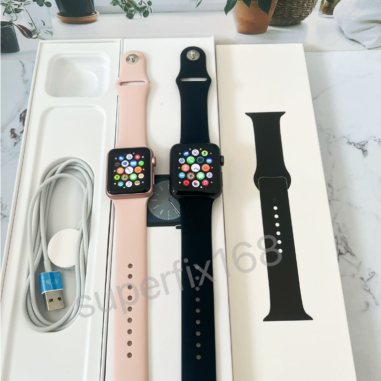 Apple Watch/iWatch Series 3 38MM/42MM S3 Second Original 100% Fullset Bergaransi Ex Internasional