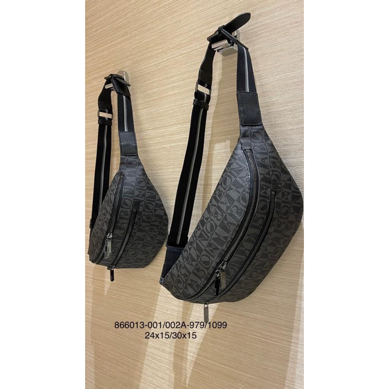 SALE WAISTBAG BONIA MONO HITAM ORIGINAL 100%
