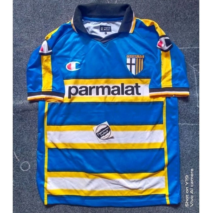 BAJU JERSEY PARMA RETRO 2003 2004 2005 03 04 2002 02 HOME