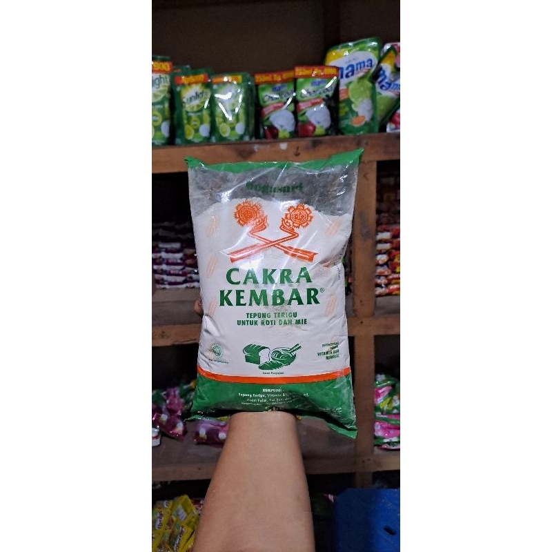 

Ready tepung Cakra 1kg