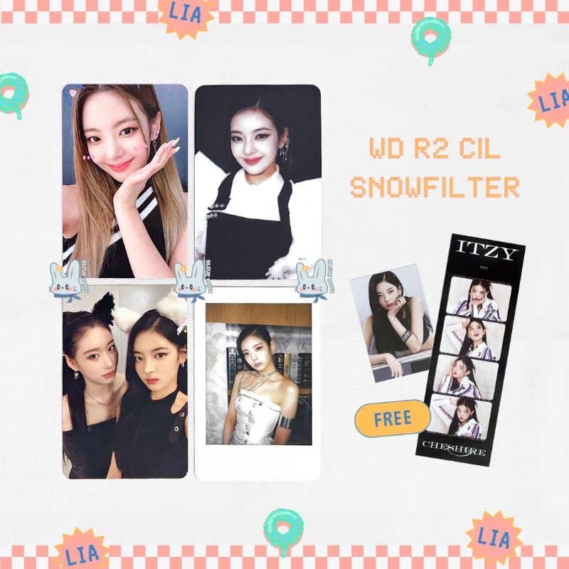 [BOOKED] ITZY WD R2 CIL SNOWFILTER LIA OFFICIAL PHOTOCARD Yeji, Lia, Ryujin, Chaeryeong, Yuna PC Ben