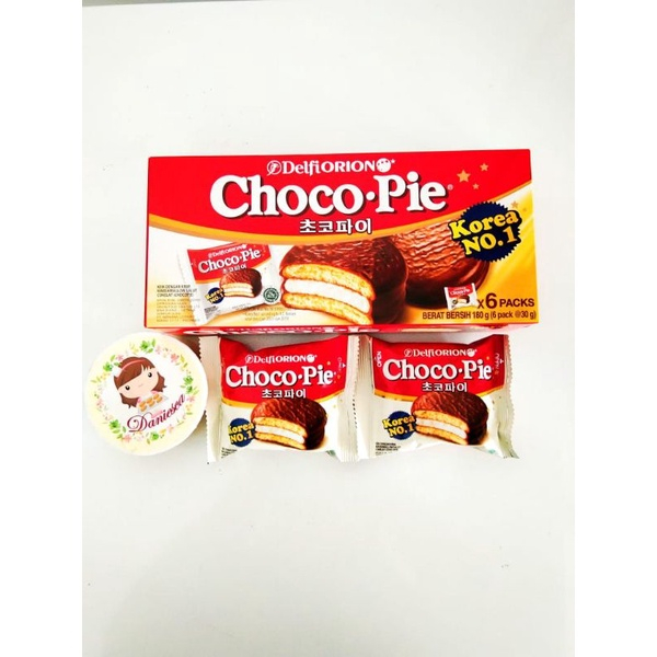 

Snack Import | Eceran Delfi Orion Choco Pie Milk, Dark 30gr, Delfiorion Custas 23gr ( SCP )