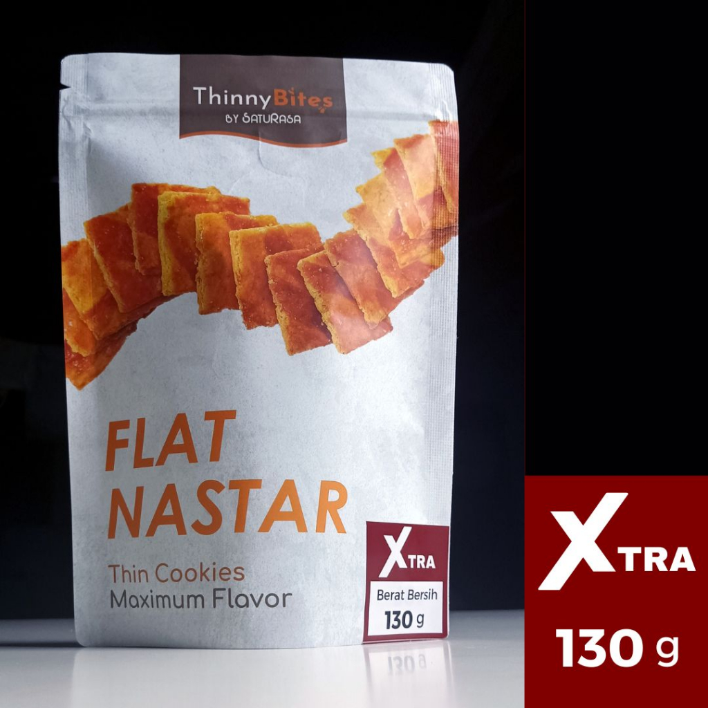 

ThinnyBites XTRA Flat Nastar Keripik Brownies Crispy 130 gram