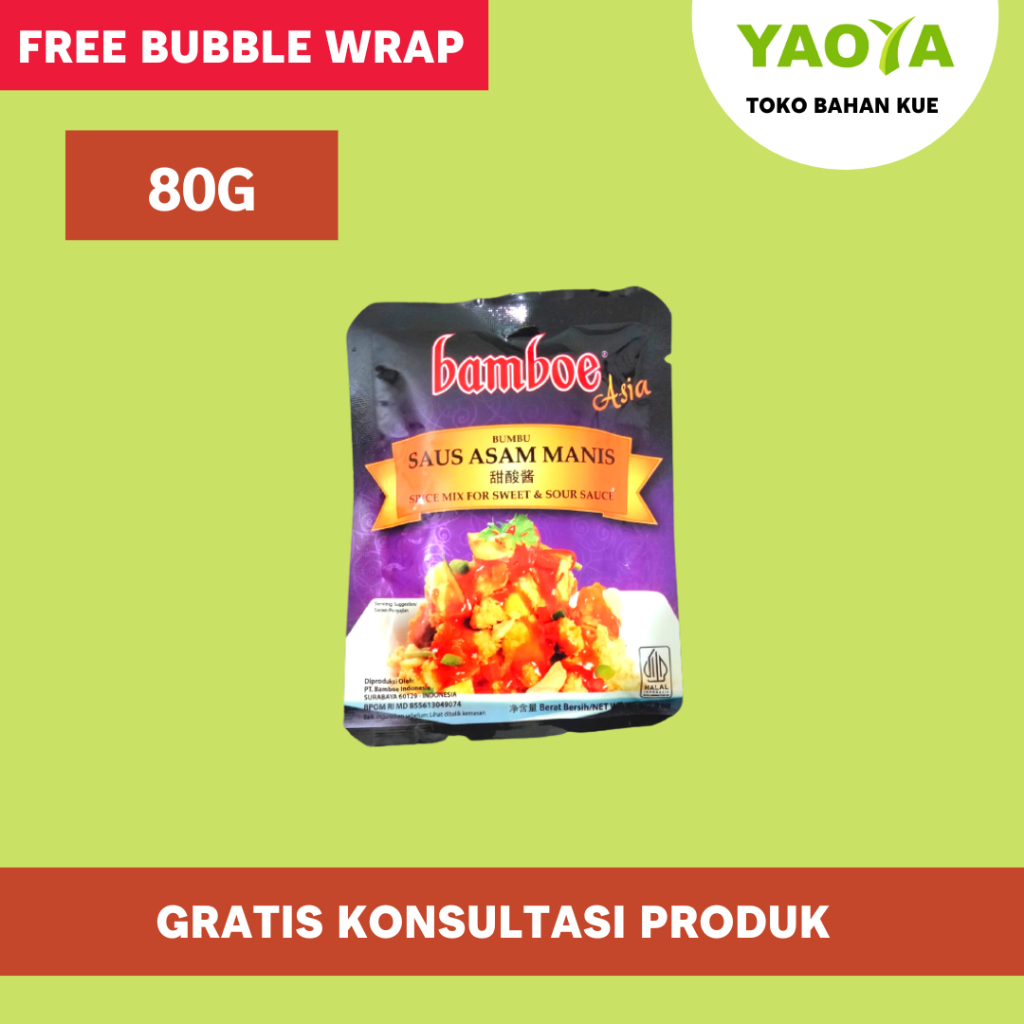 

BAMBOE BUMBU 80G SAUS ASAM MANIS