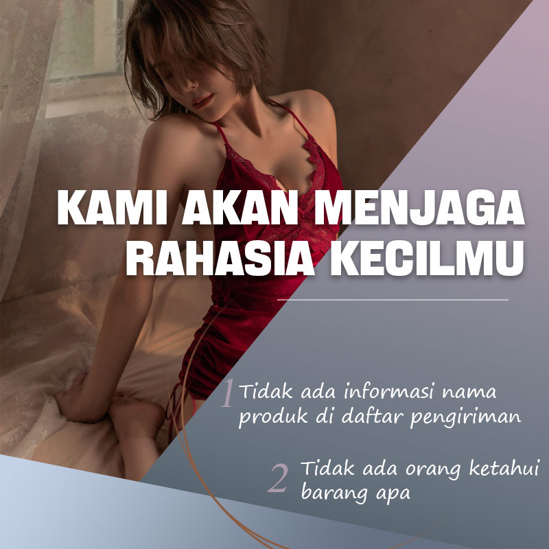 Gadis Kitty Lingerie Sexy Pakaian Tidur WanitaSelipkan Baju Tidur Lingerie Satin Bahan wanita 8240-1