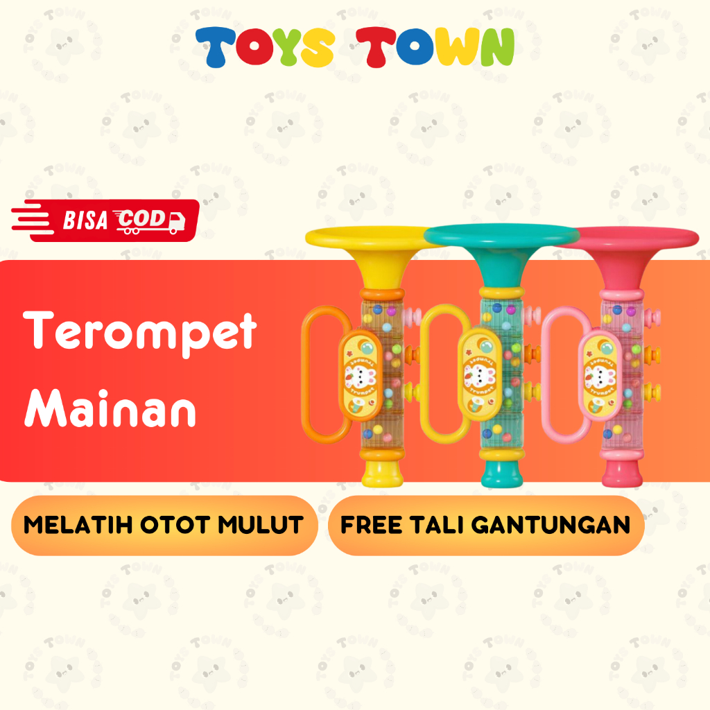 Mainan Bayi Pluit Terompet Latihan Speech Delay Terapi Bicara