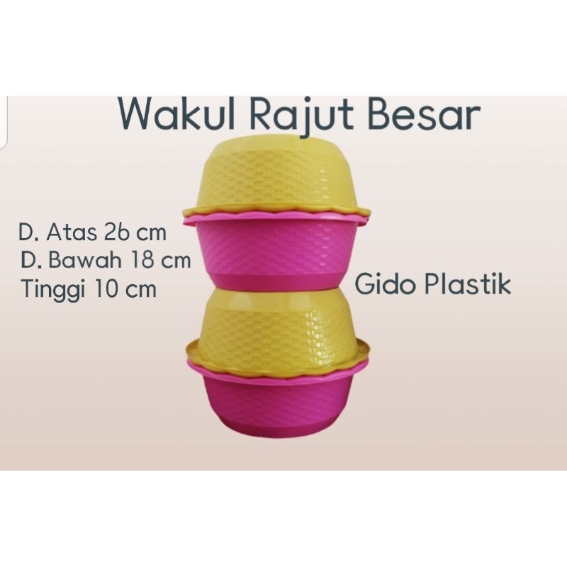 Wakul Hajatan / Baskom Hajatan / Waskom Hajatan/ Besek Plastik / Ceting Plastik