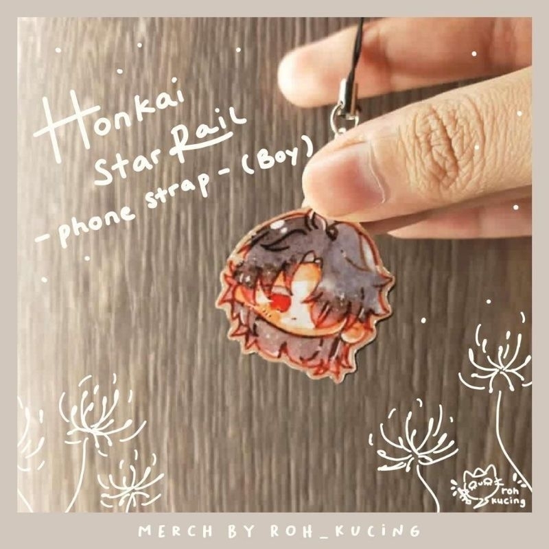 [roh_kucing] Phone strap Honkai Star Rail (Boy)