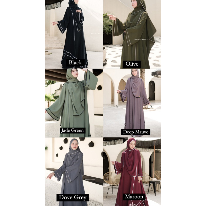 {ready siap kirim} Abaya Dubay by Kazami - Duba Abaya Kazami Store - Abaya Kazami - Abaya hitam - Dr