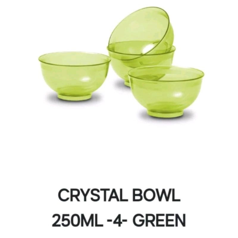 

Tuperware Crystal Bowl 4pcs Mangkok 250ml