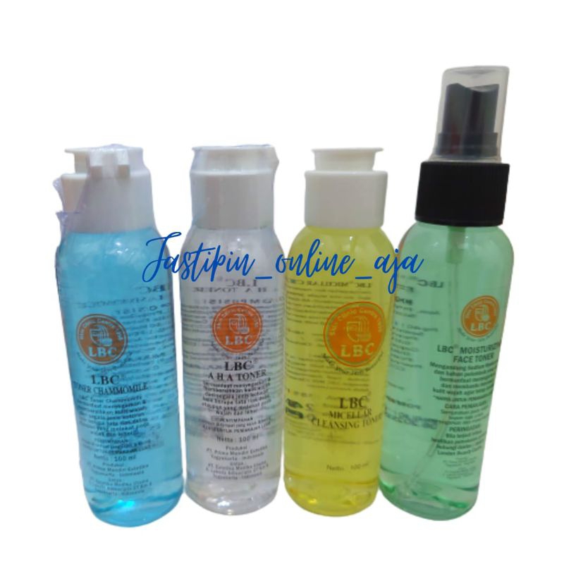 Toner LBC (Chammomile, AHA, Micellar, Moisturizing)