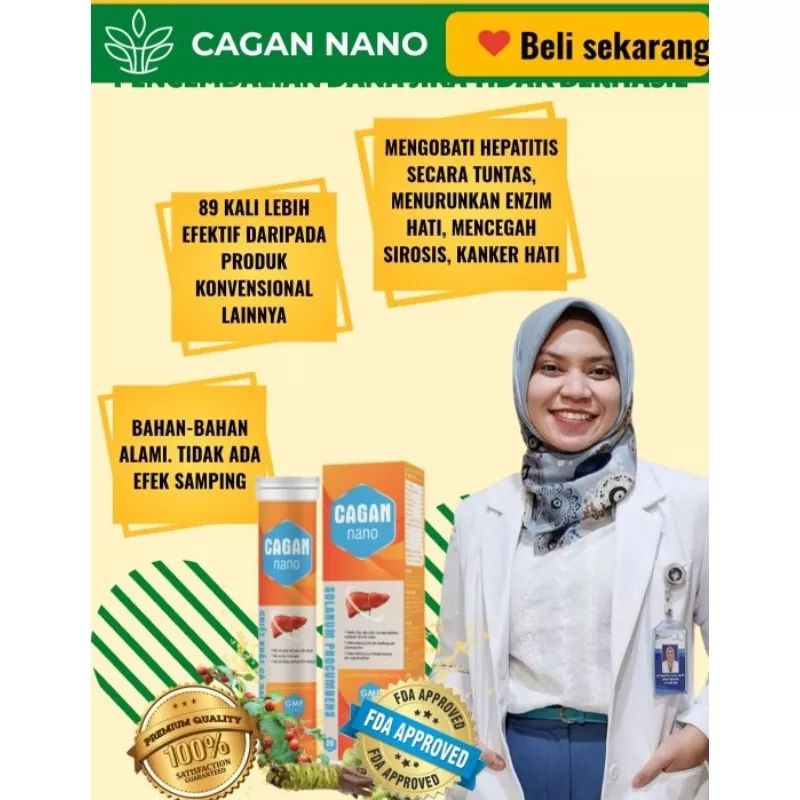 CAGAN NANO UNTUK MENGOBATI LIVER