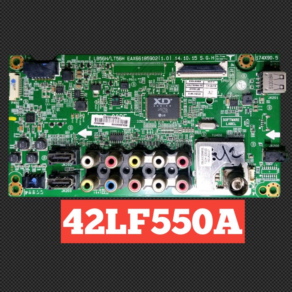 MB - MAINBOARD - MOBO - MESIN TV LED - LG 42LF550 - 42LF550A -   42LF 550A - TE