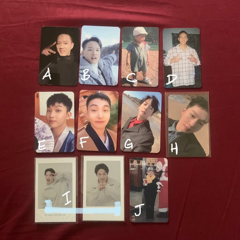 OFFICIAL PHOTOCARD/PC ALBUM BTOB MINHYUK CHANGSUB HYUNSIK PENIEL SUNGJAE