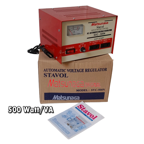 Stavol 500Watt Stabilizer 500Watt MATSUNAGA Stavolt Servo 500Va