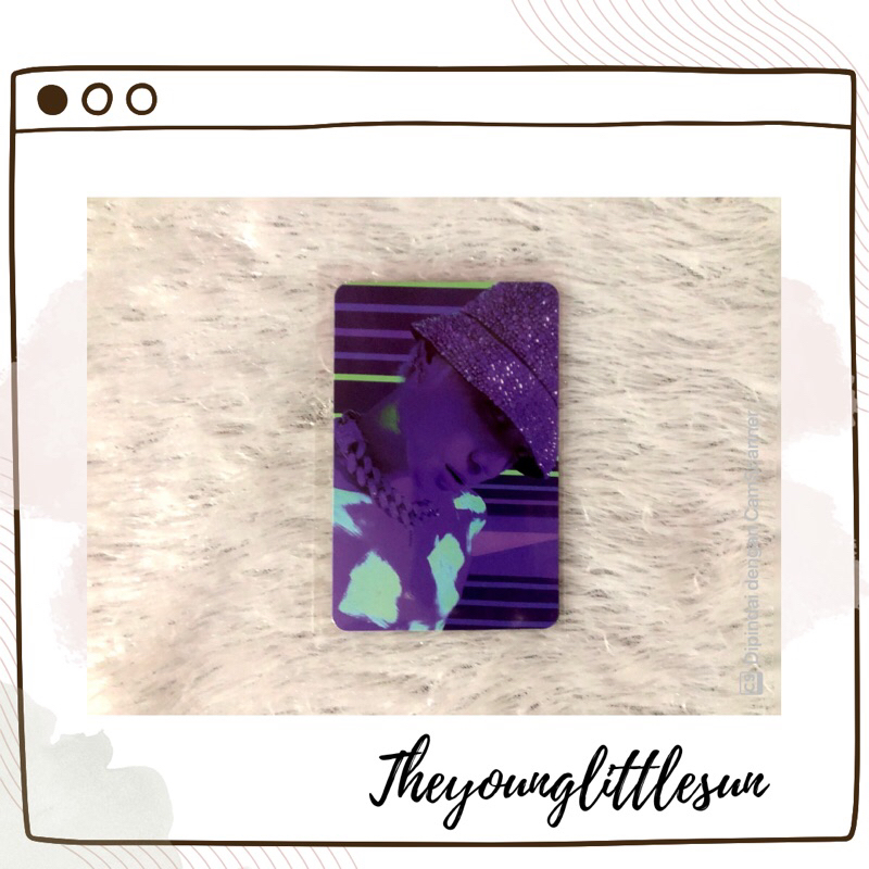 PHOTOCARD ONLY TAEYONG 2BADDIES DIGIPACK VER (BACA DESKRIPSI PRODUK)