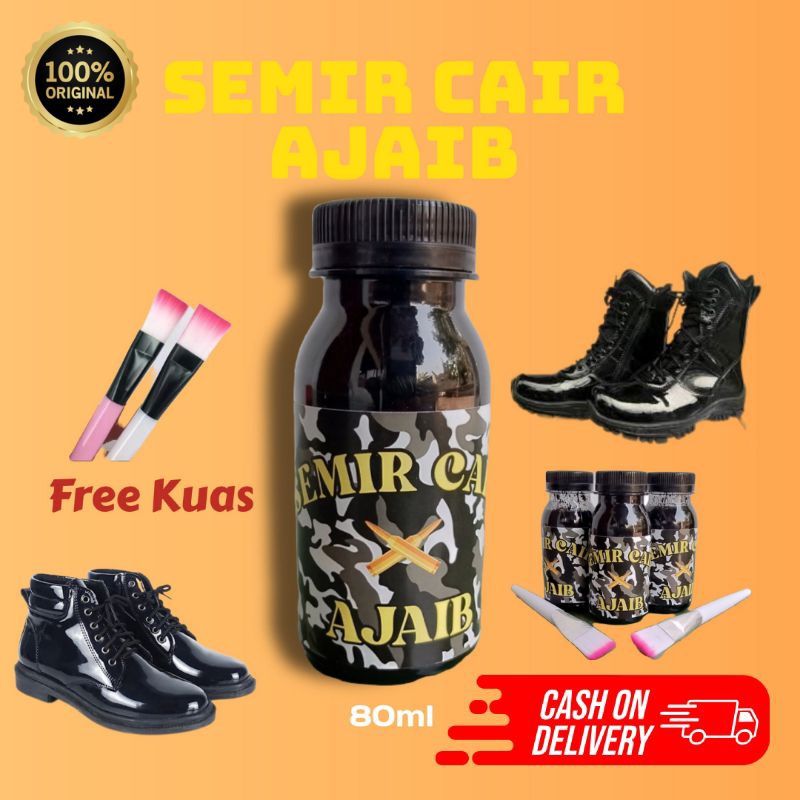 Semir ajaib/Semir sepatu/Semir cair ajaib/semir sepatu ajaib/semir cair ajaib 80ml/semir sepatu cair