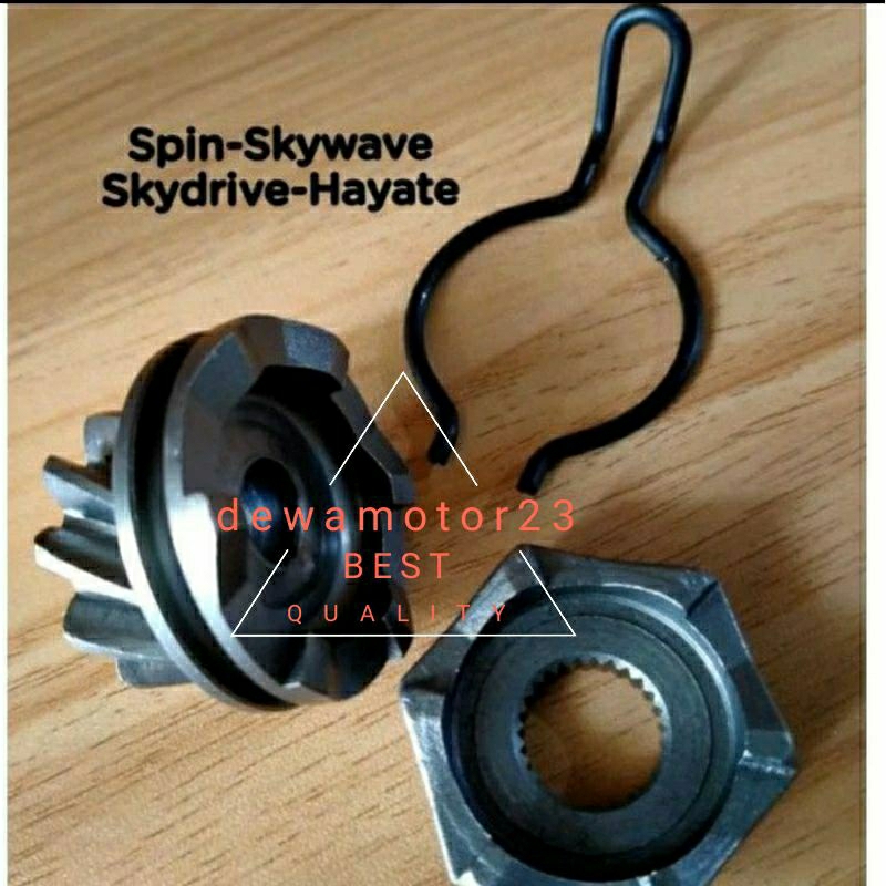 gear pinion engkolan spin skywave skywave hayate best quality