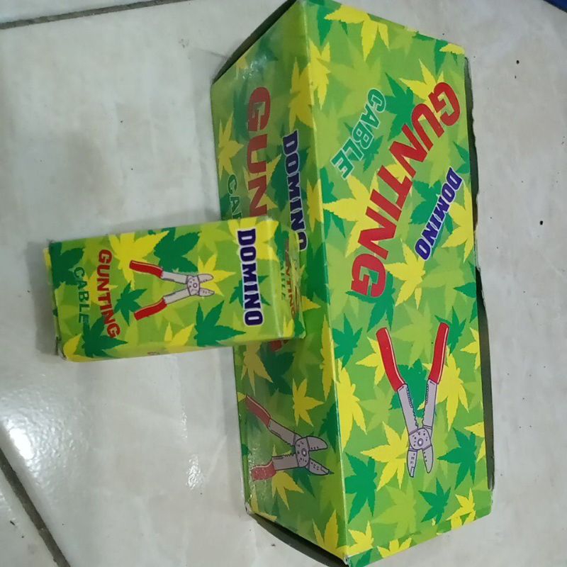 

domino gunting cabel per pack isi 10