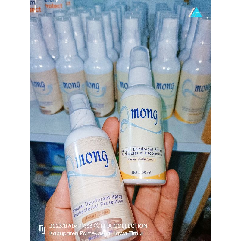 Qmong Deodorant Spray / Pencerah Ketiak / Wangi seharian