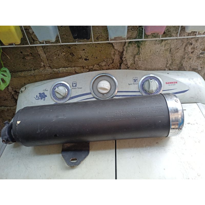 Slencer ninja 250 karbu karburator zx 250cc ninja silencer knalpot original ori copotan standar kele