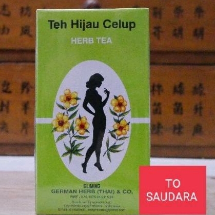 

SLIMMING HERB TEA Teh Hijau Celup isi 60 Teabags