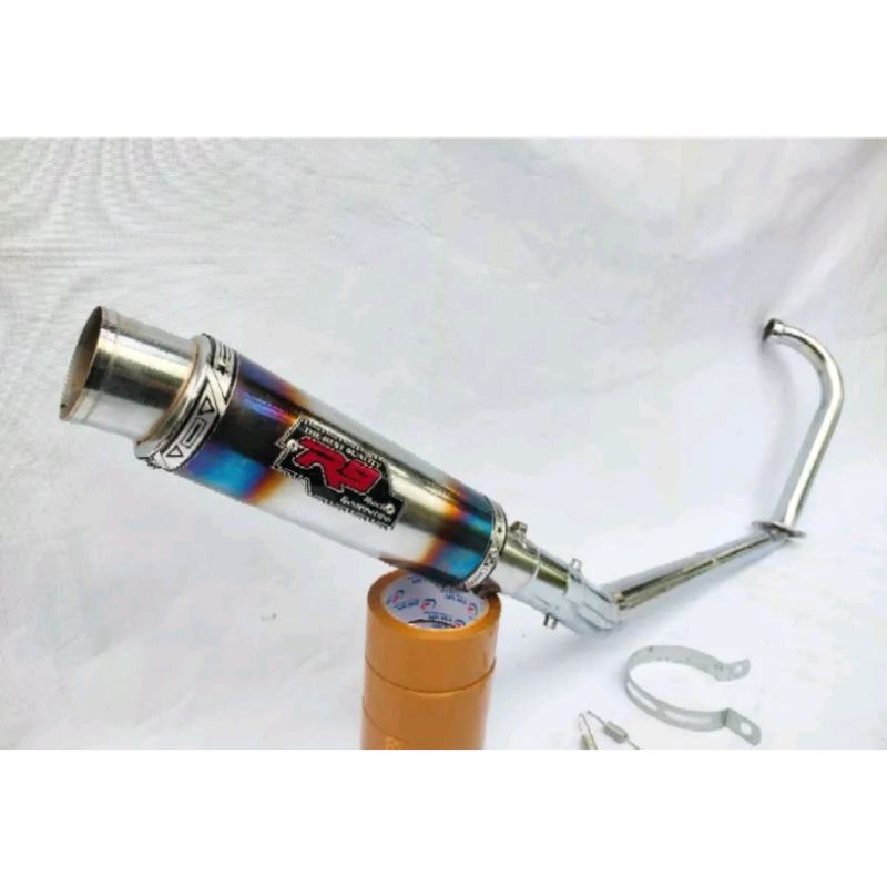 Knalpot Racing R9 Mugello motor Jupiter MX oLd/new satria Fu karbu Satrai fu injeksi