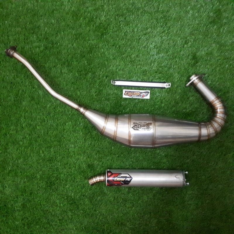 Knalpot Creampie Ninja R SS Cobra Stainlees Original Racing Jogja ZZ1