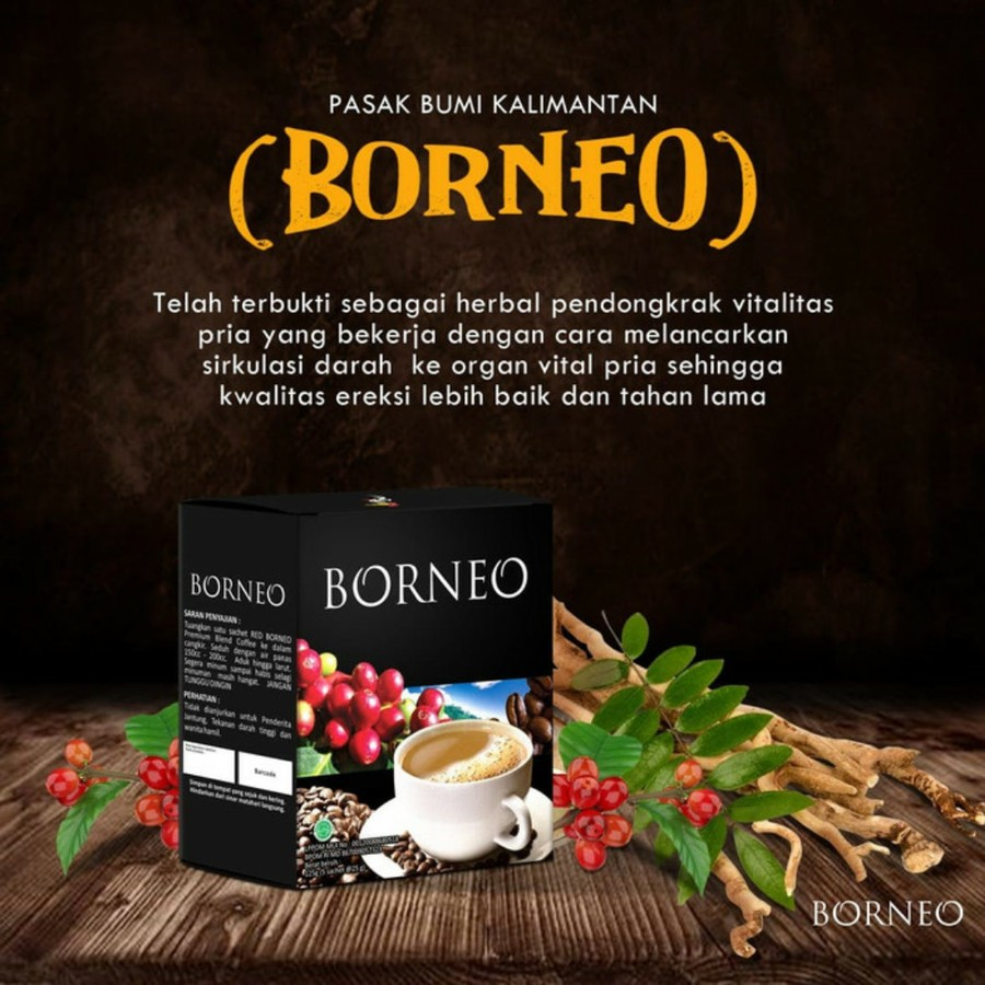 

Kopi Stamina Pria Dewasa -Kopi Borneo (ISI 5 SACHET)