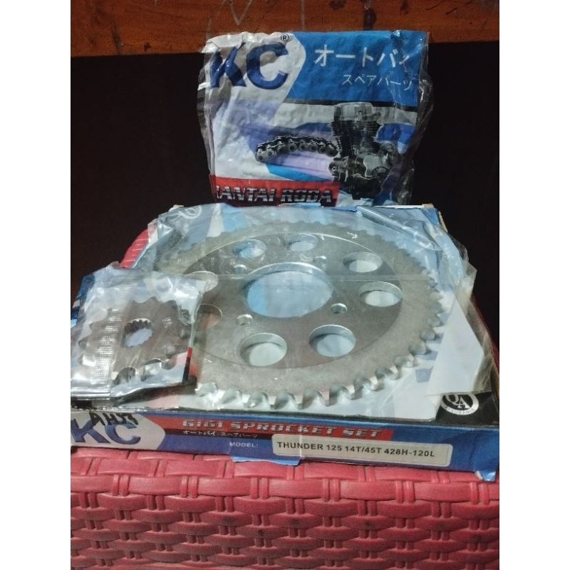 Gear paket/Gearset Thunder 125 KC